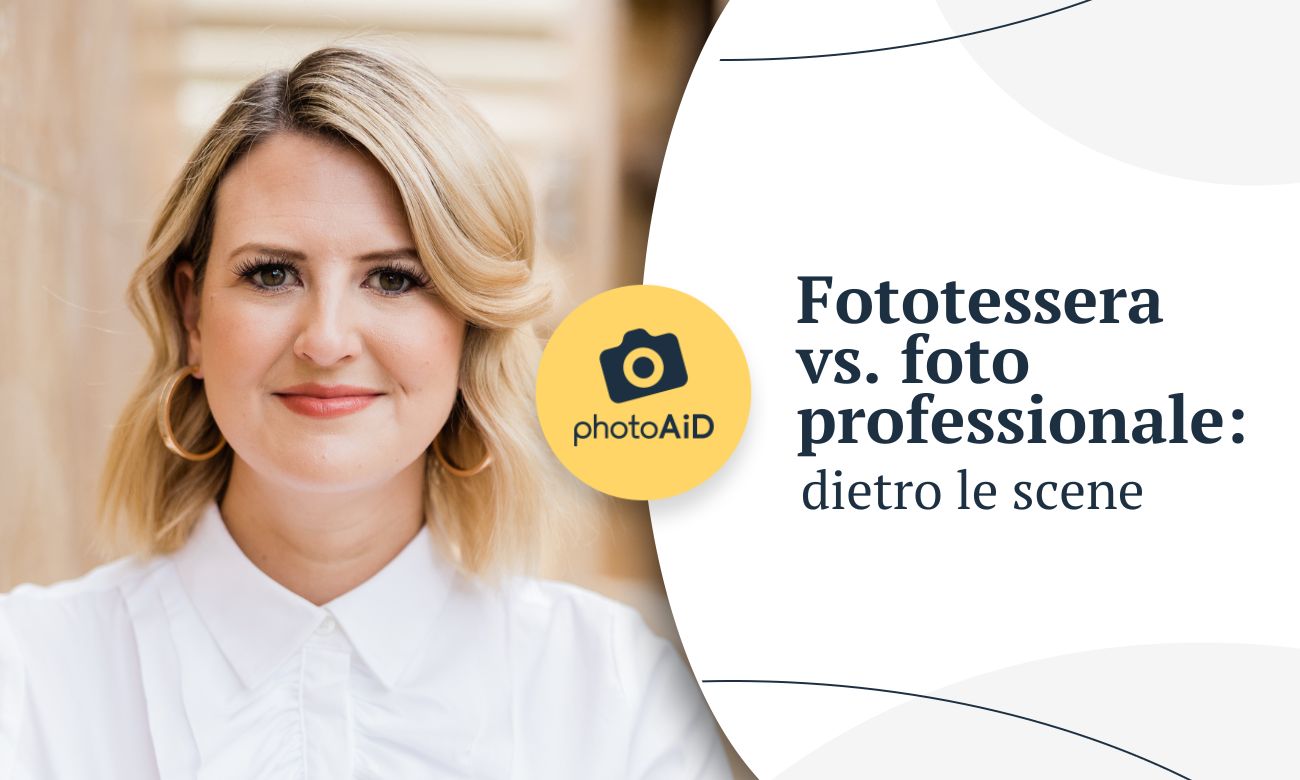 Fototessera vs. foto professionale: quali sono le differenze?