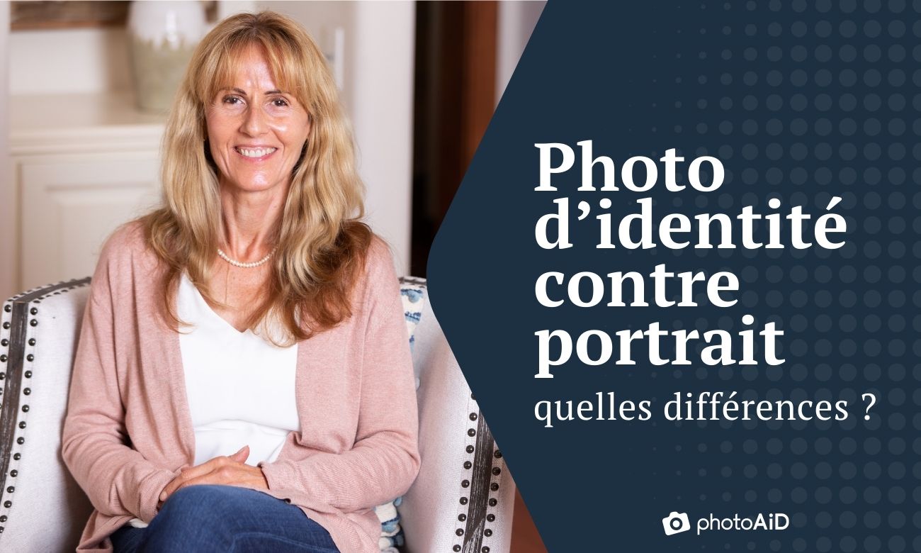 Photo d’identité contre portrait