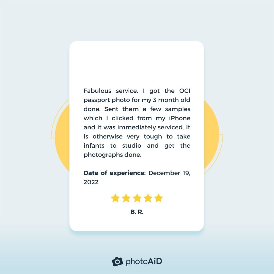 A positive review of PhotoAiD from Trustpilot.